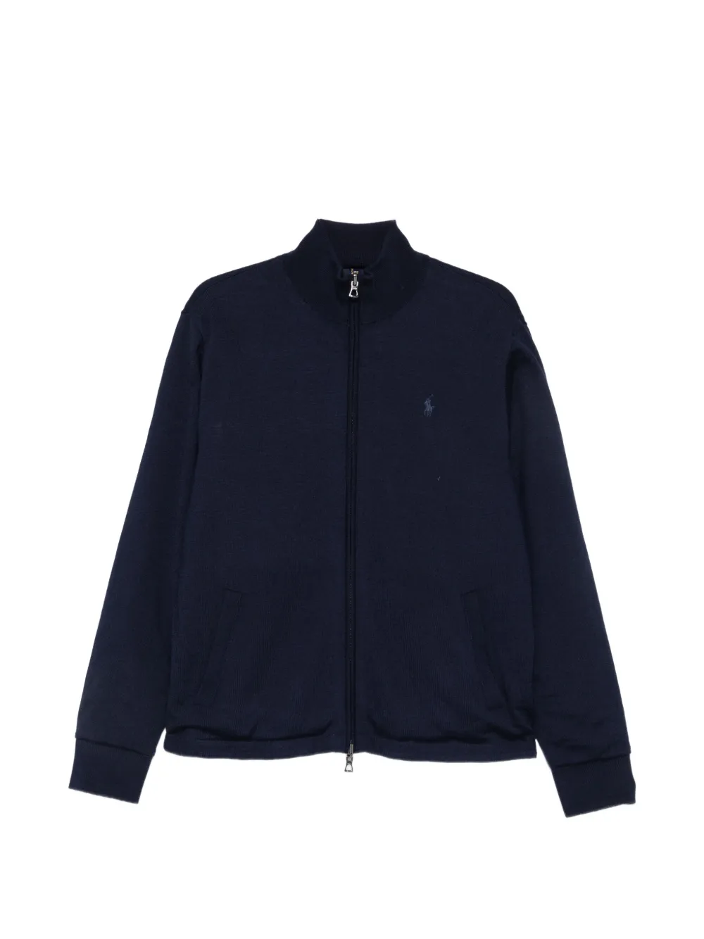 Polo Ralph Lauren zip-up embroidered-logo reversible jacket - Blu