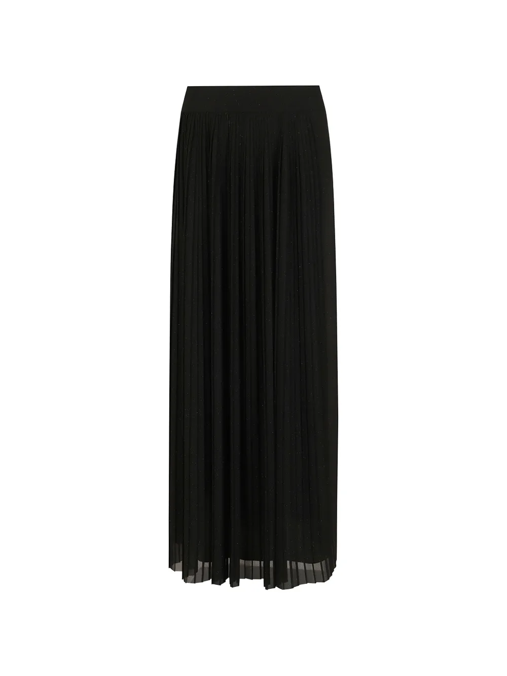 Peserico glitter-effect pleated skirt - Nero
