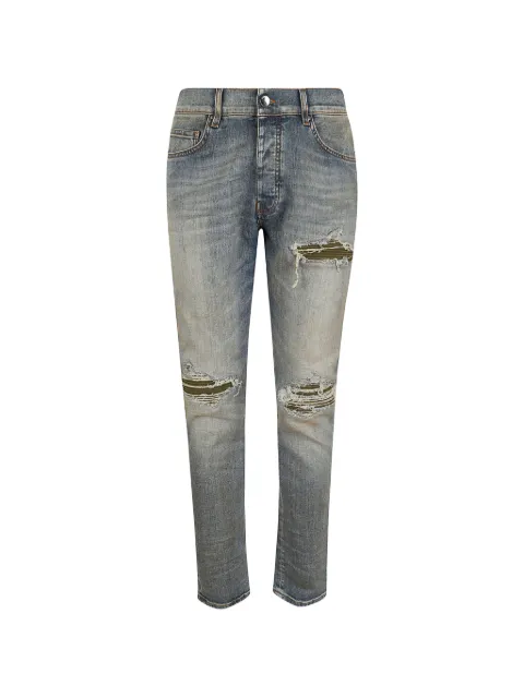 AMIRI distressed panelled jeans
