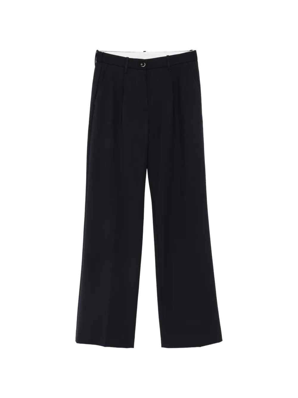Nine In The Morning Blenda Hose Mit Falten In Black