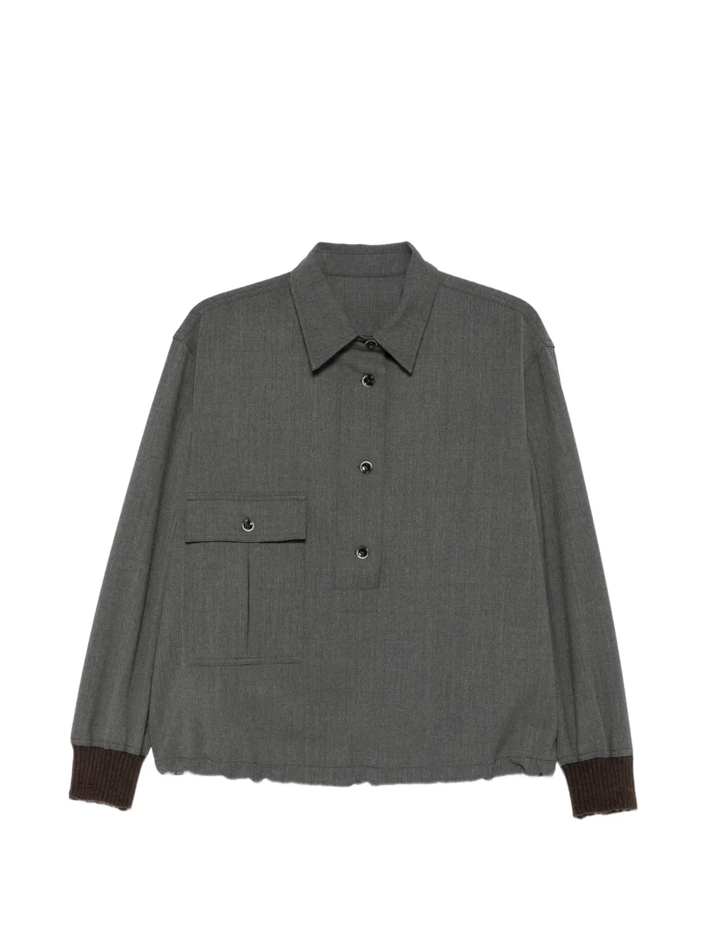 Nine In The Morning Odette Hemdjacke In Gray
