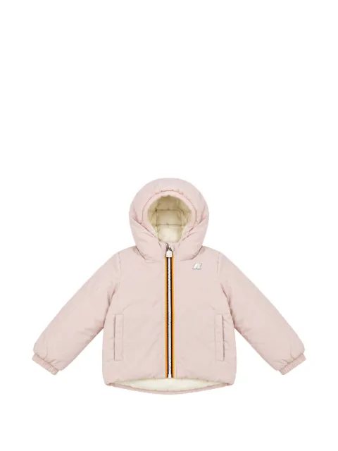K Way Kids reversible quilted hooded jacket