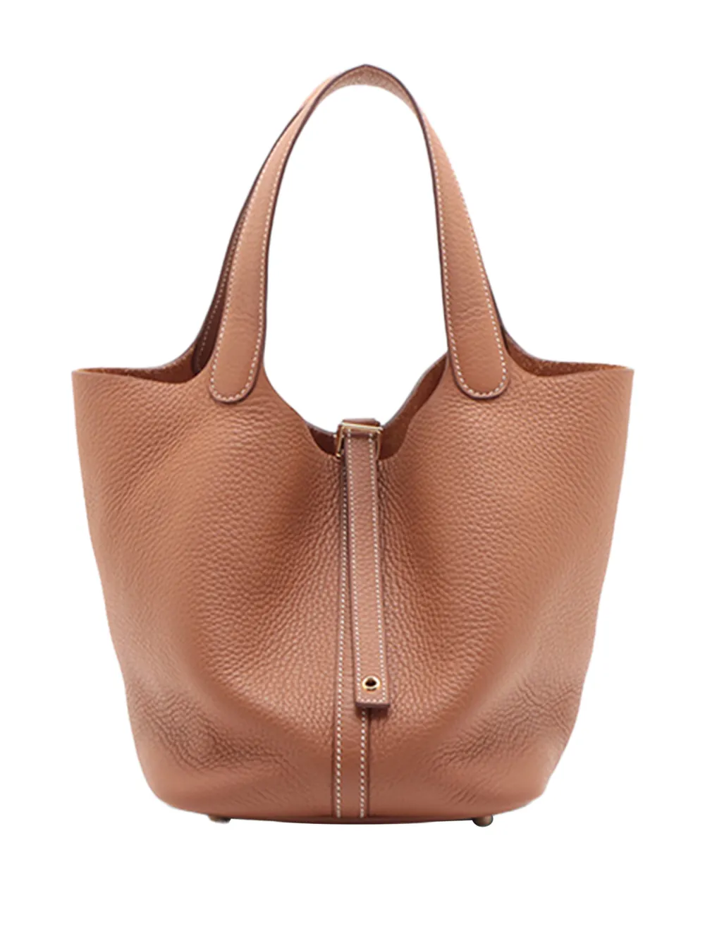 Hermès Pre-Owned 2021 Clemence Picotin Lock Handtasche 22cm - Braun