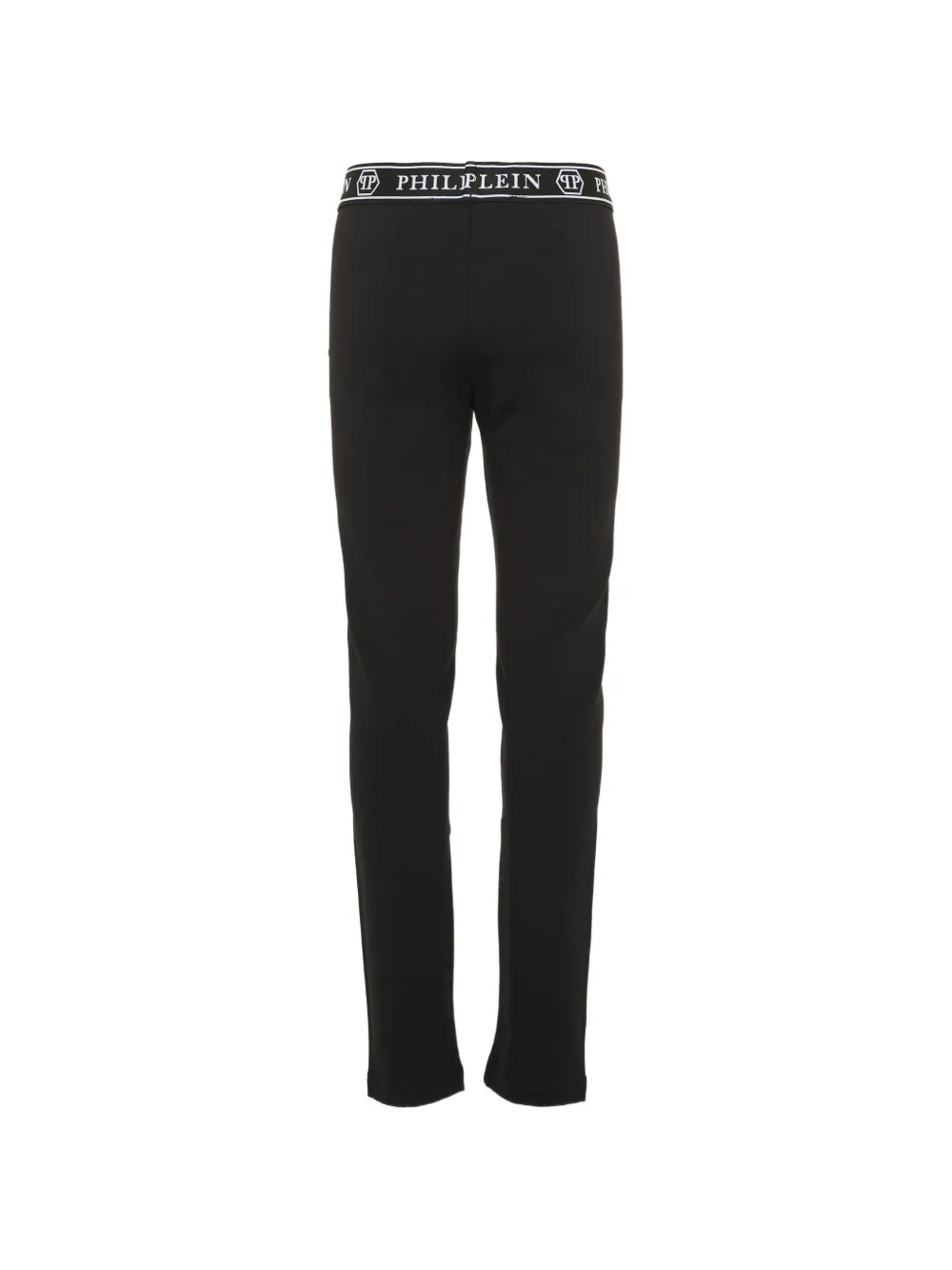 Philipp Plein Junior logo-waistband leggings Zwart