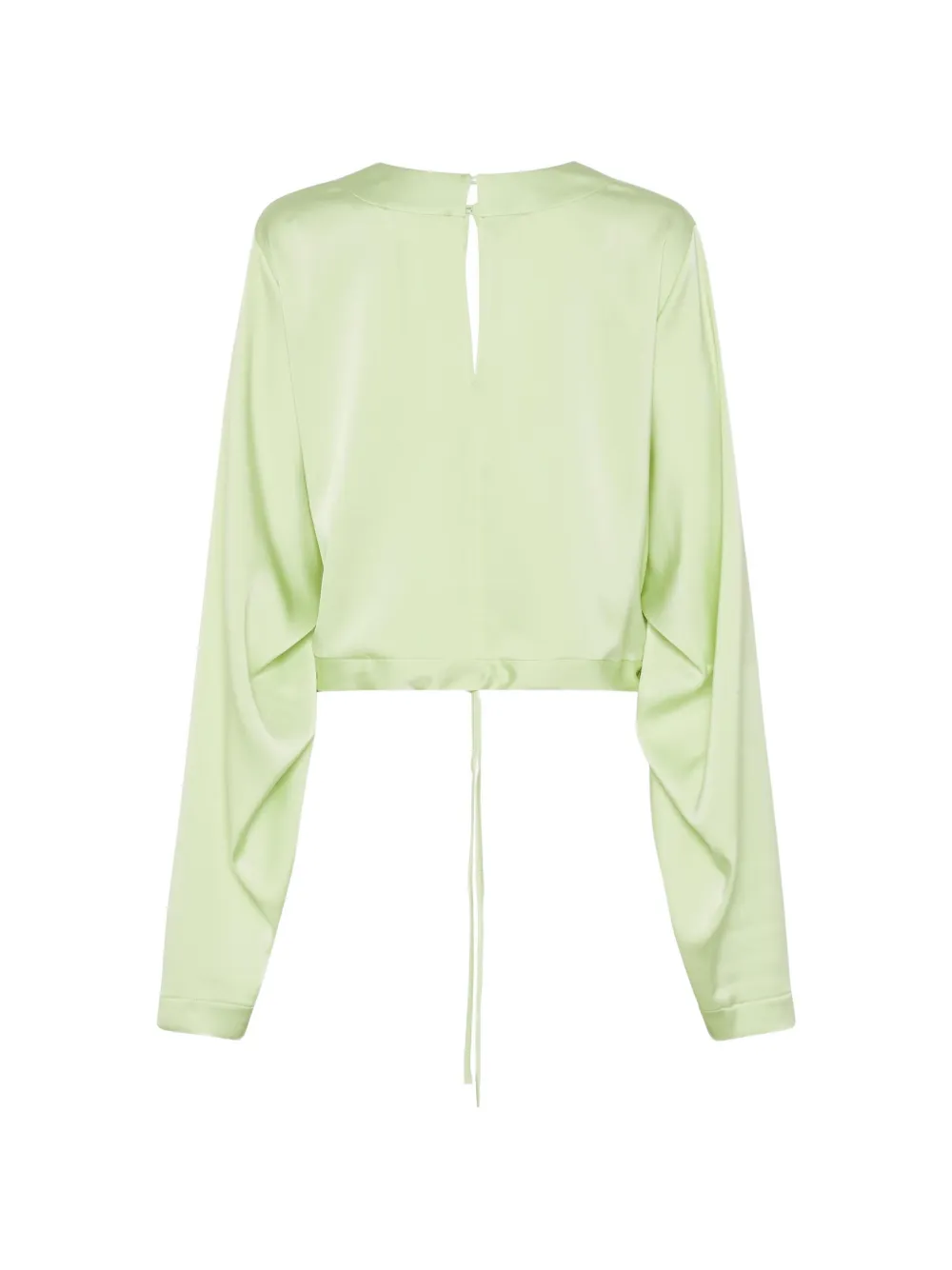 BONDI BORN Apple Boracay cocoon-sleeve top Groen