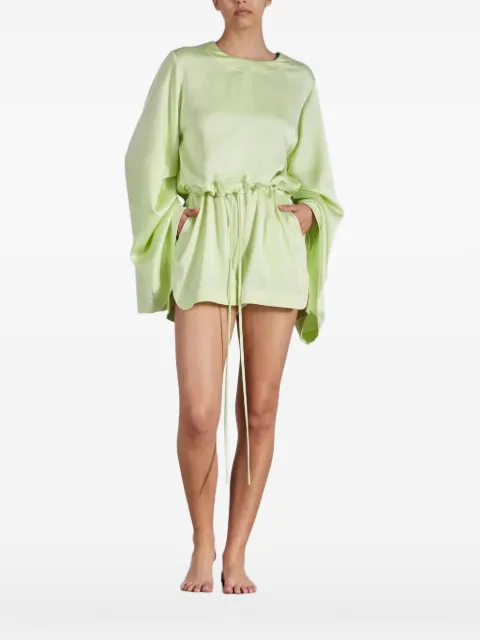 BONDI BORN Apple Boracay cocoon-sleeve top