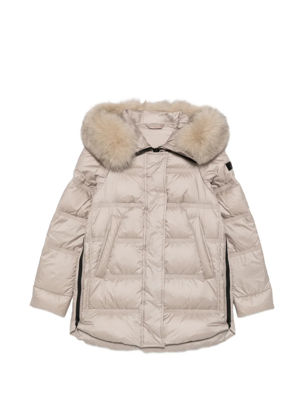 Peuterey fur-trim quilted coat - Toni neutri