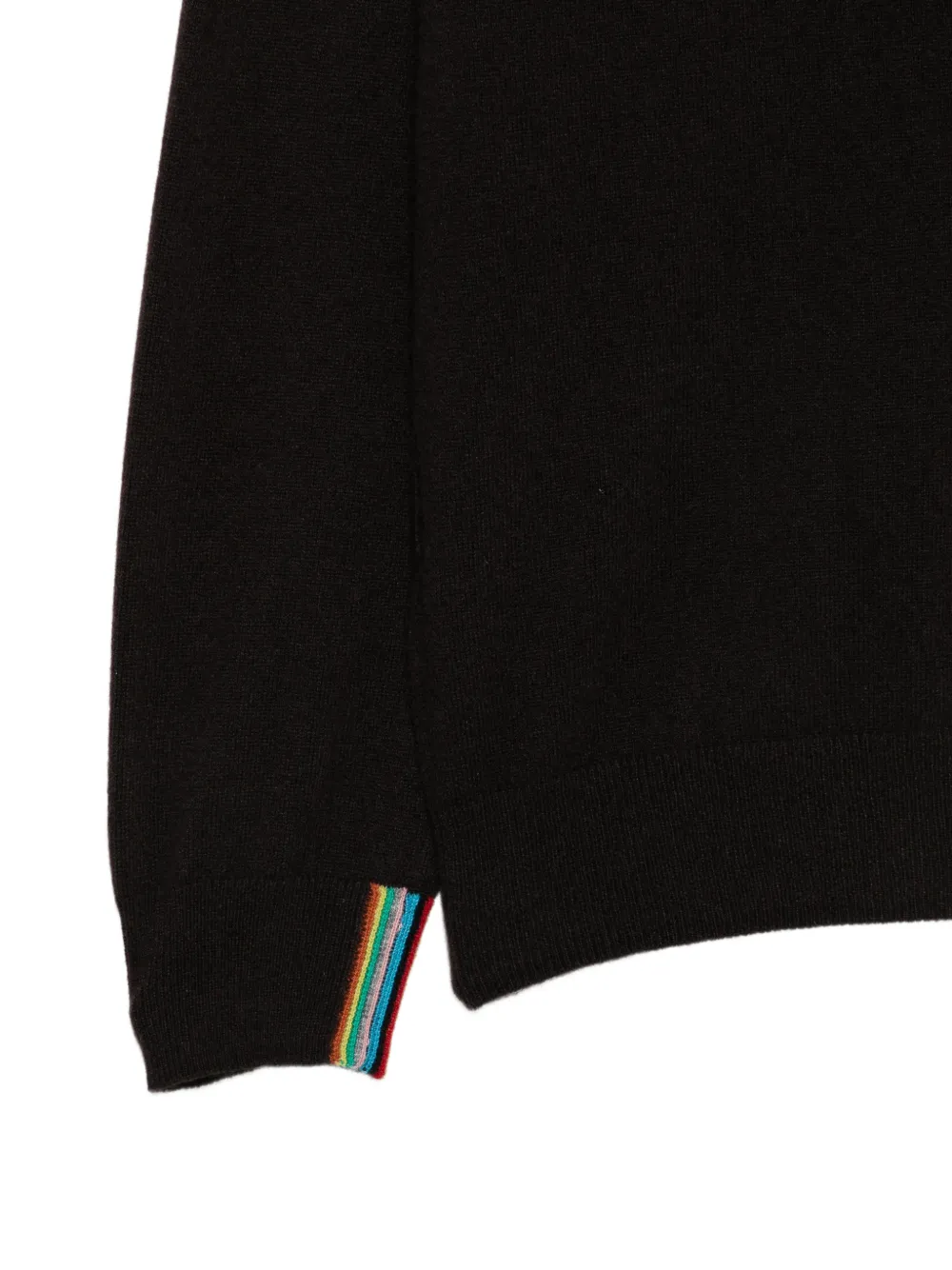 Paul Smith Vest met rits en geribbelde afwerking Bruin