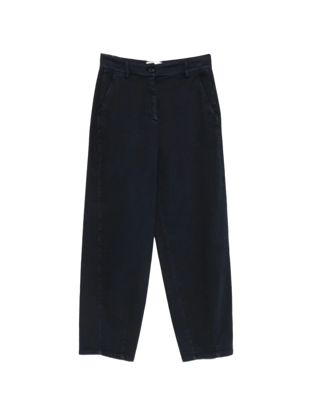 Via Masini 80 high-waisted straight-leg trousers