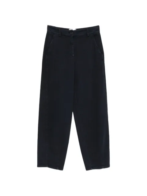 Via Masini 80 high-waisted straight-leg trousers