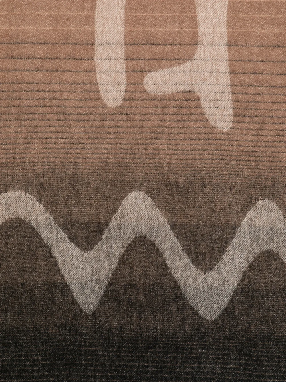 Paul Smith Sjaal met logoprint Bruin