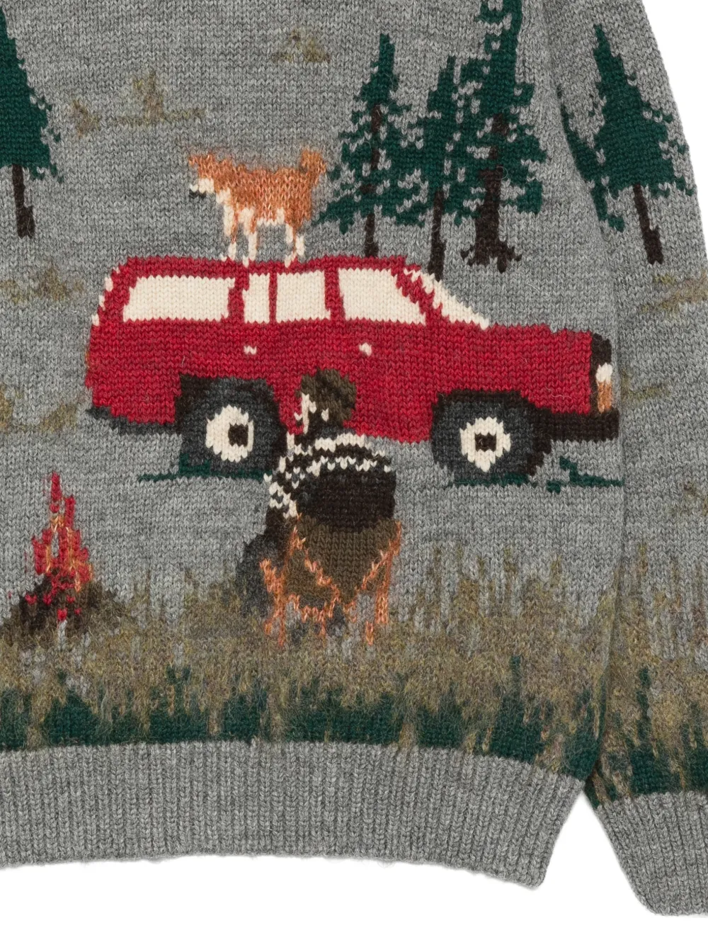 Junya Watanabe MAN Intarsia vest Grijs