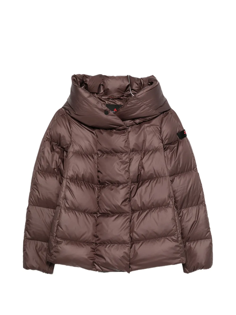 Peuterey hooded puffer jacket - Marrone