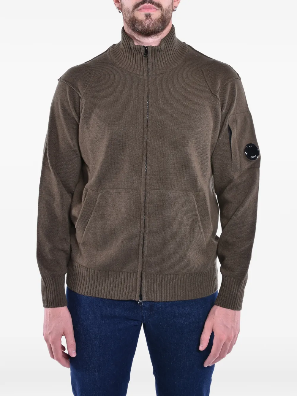 C.P. Company Lens zipped cardigan