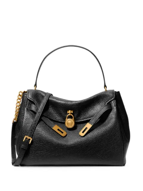 Michael Kors Hamilton large textured leather slouchy satchel