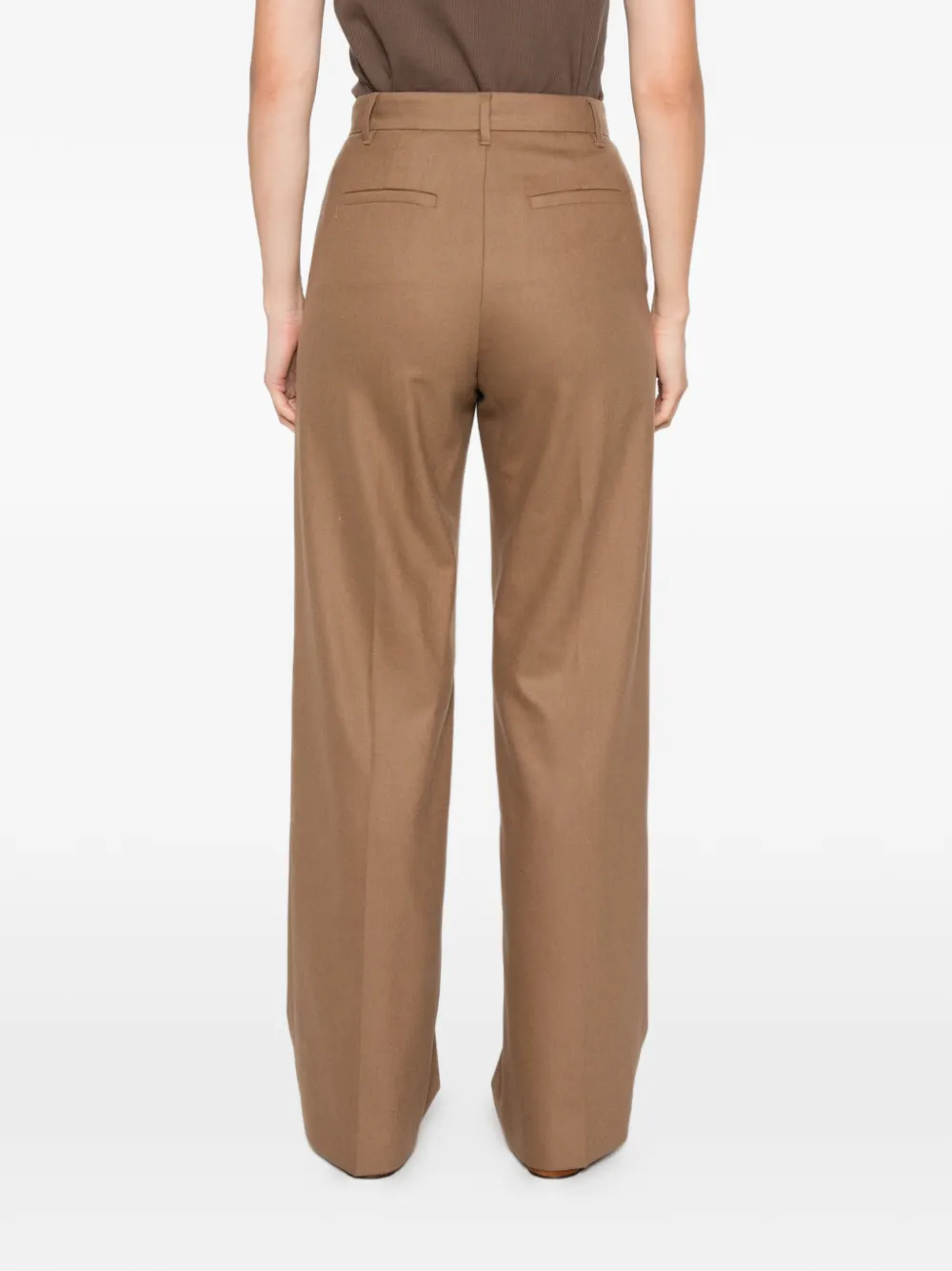 'S Max Mara Straight plooibroek Beige