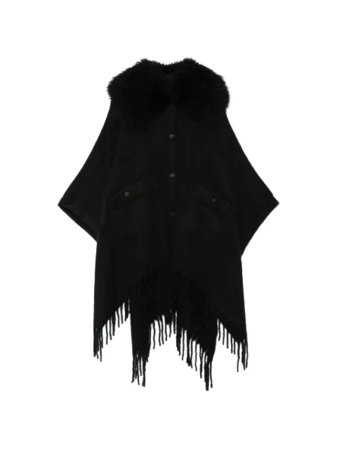 Moncler Grenoble capa con flecos