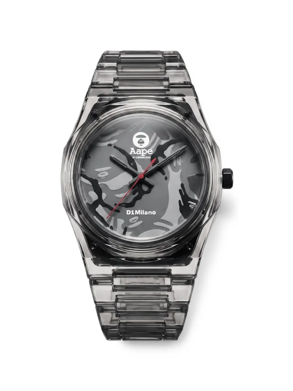 AAPE BY *A BATHING APE® x D1 Nylon 39mm watch - Grigio
