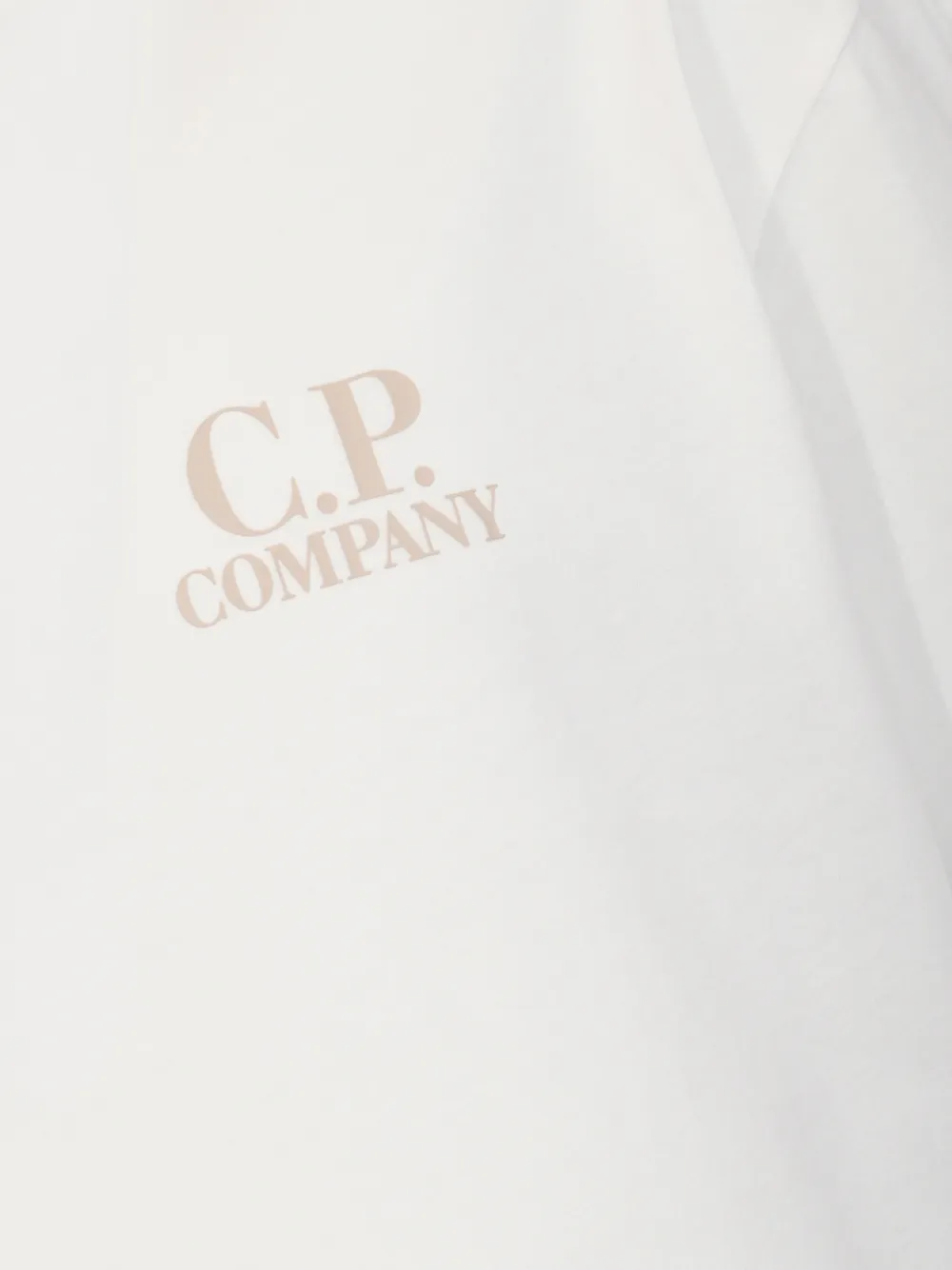 C.P. Company T-shirt met logoprint Wit