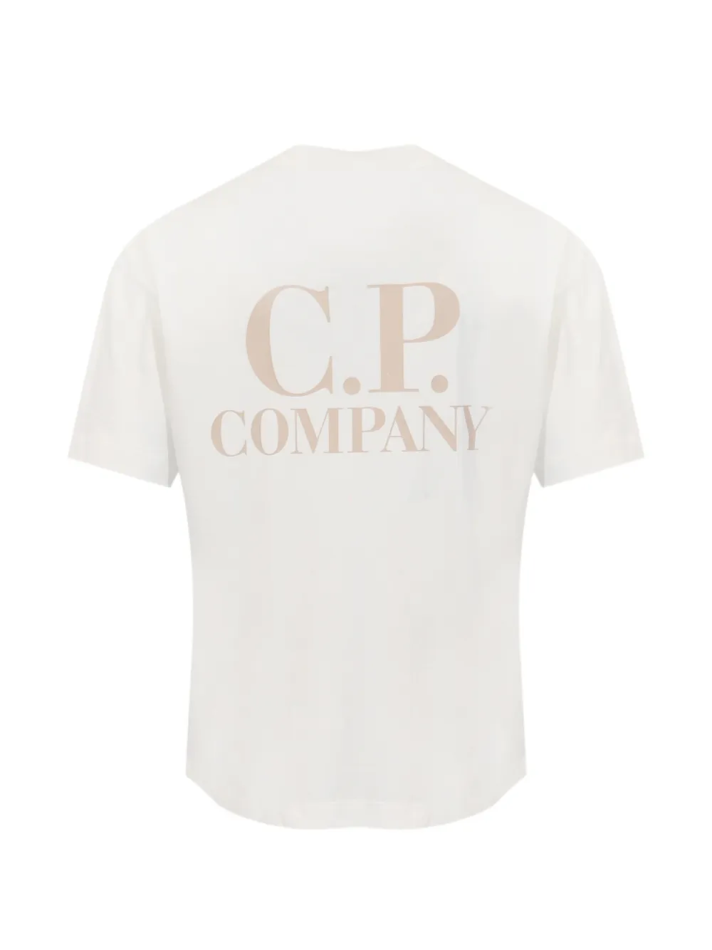 C.P. Company T-shirt met logoprint Wit