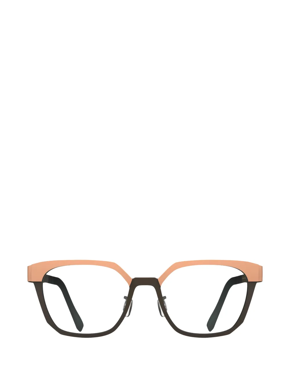 Blackfin Delray geometric-frame glasses - Marrone