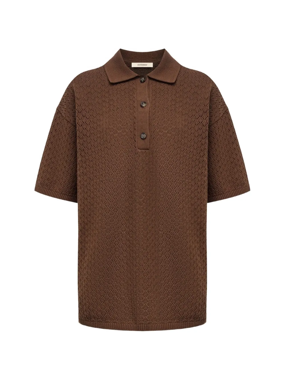 12 STOREEZ pointelle-knit jumper