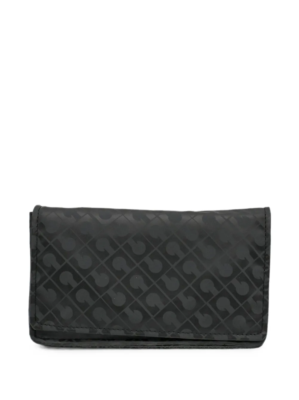 Gherardini monogram-pattern foldover make-up bag