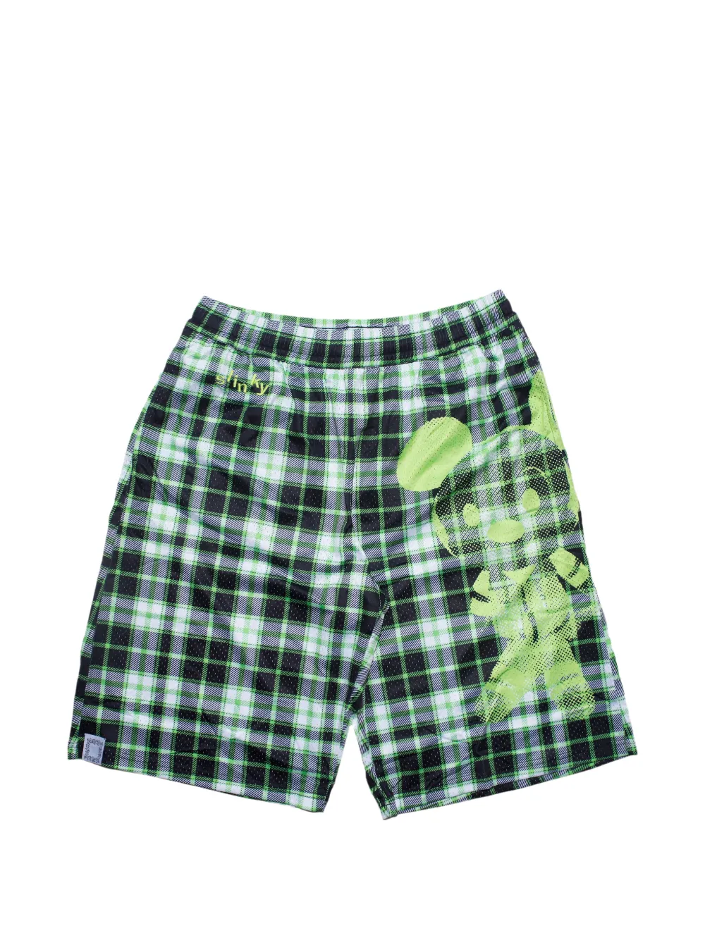 Slinky plaid Mouse track shorts