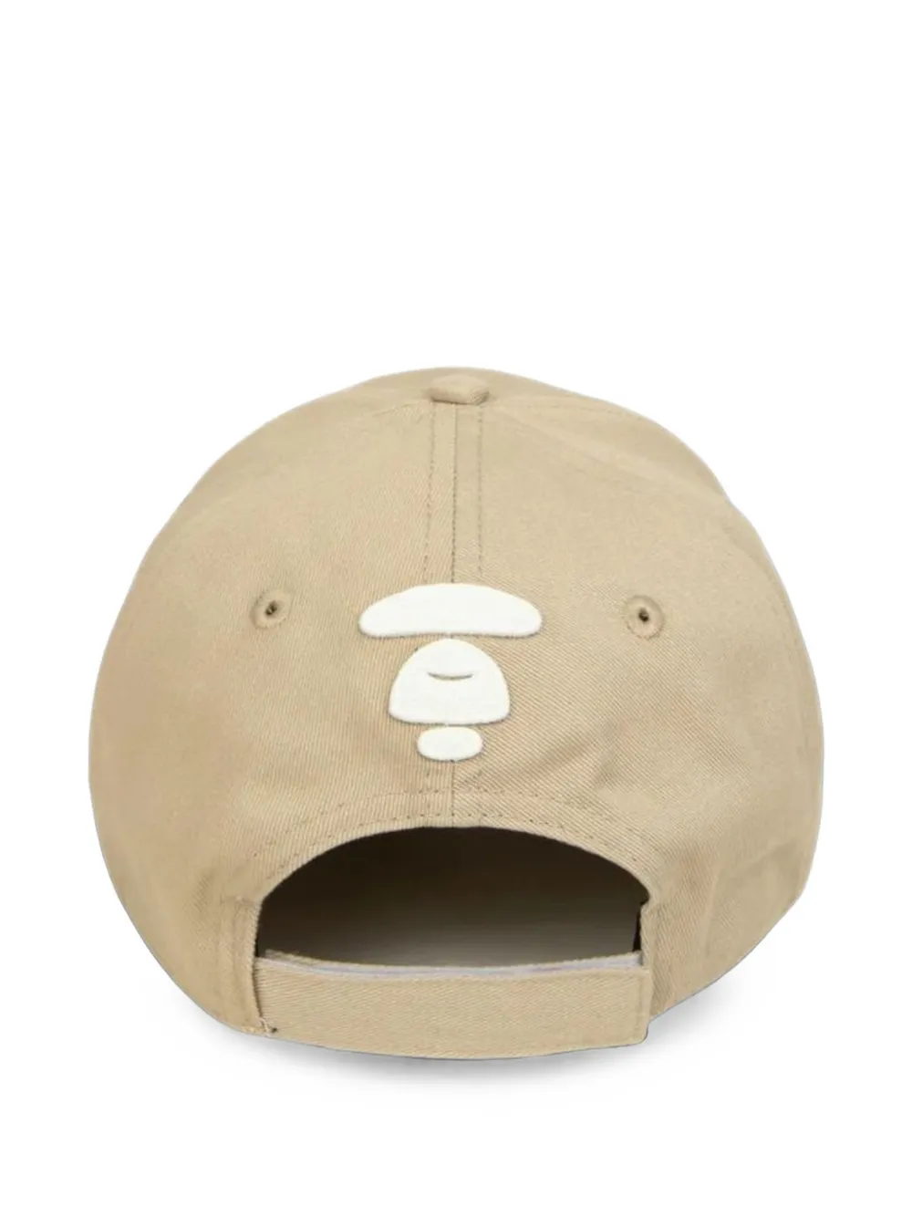 AAPE BY *A BATHING APE Letter 'A' logo-patch baseball cap Beige