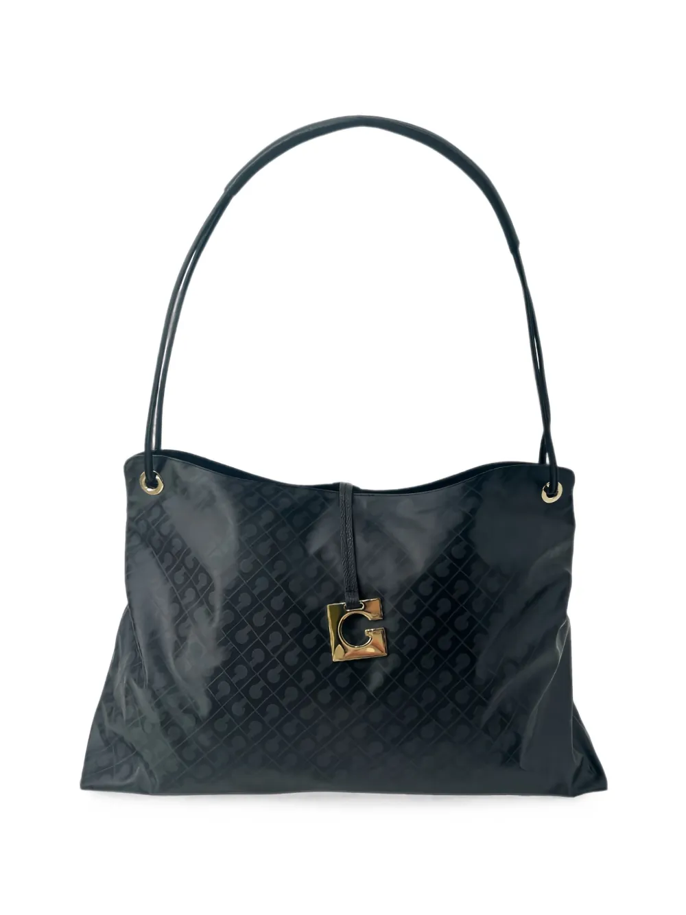 Gherardini monogram-print logo-plaque shoulder bag
