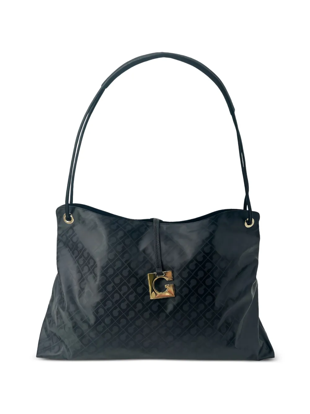 Gherardini monogram-print logo-plaque shoulder bag