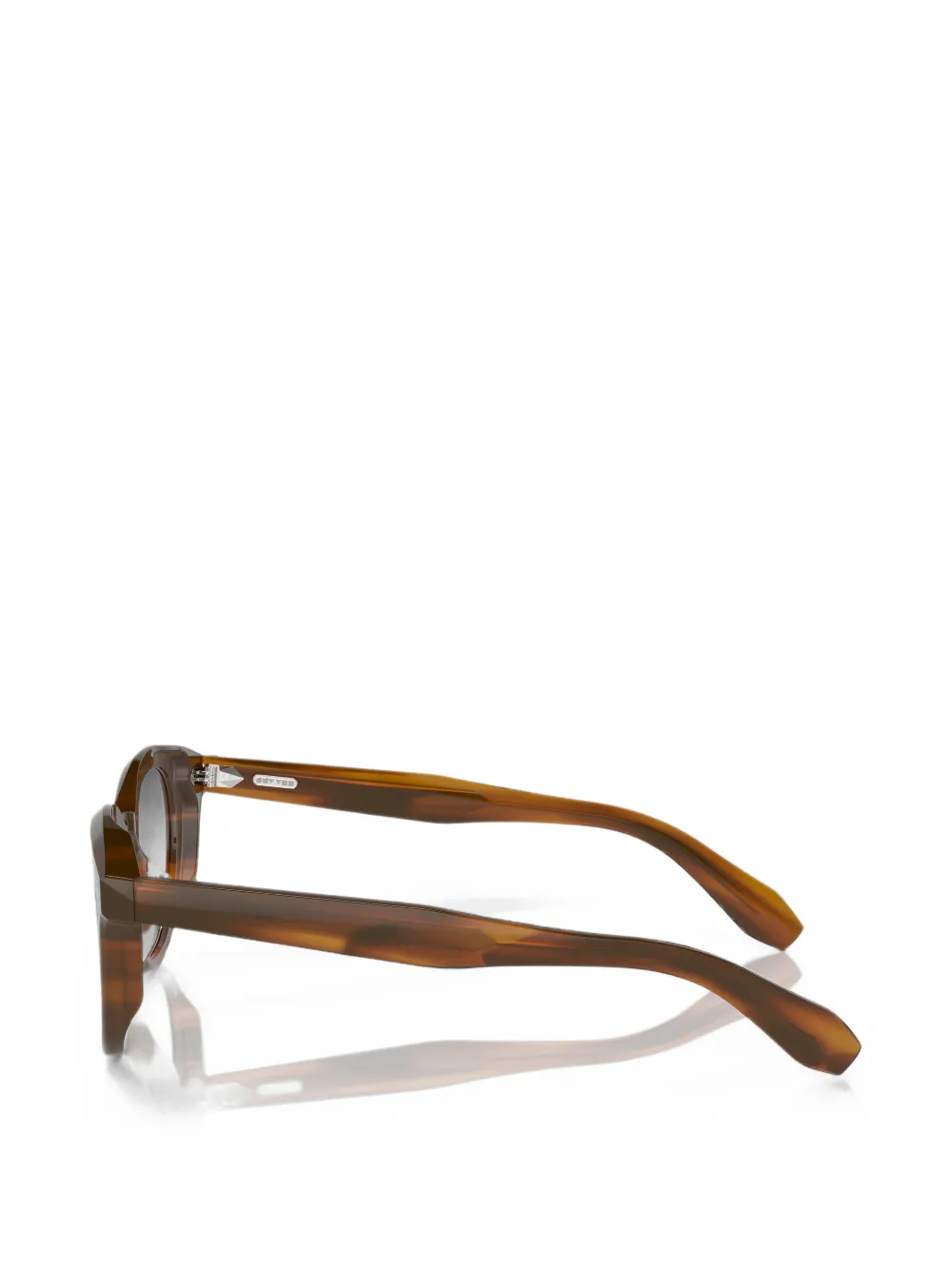 Oliver Peoples N.05 bril met rond montuur Bruin
