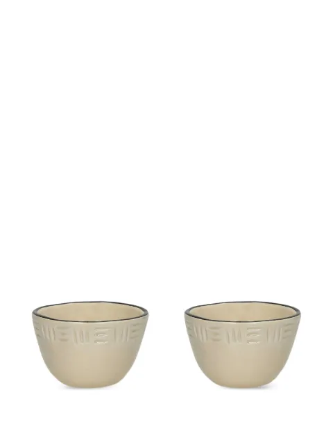Pomax Meet the Kutis hand-carved stoneware bowls