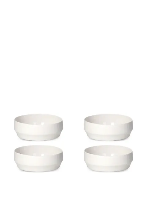 Pomax Kojin Suppenschalen aus Porzellan (4er-Set)