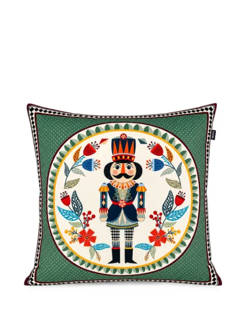 VESTA Nutcracker folk-motif cushion