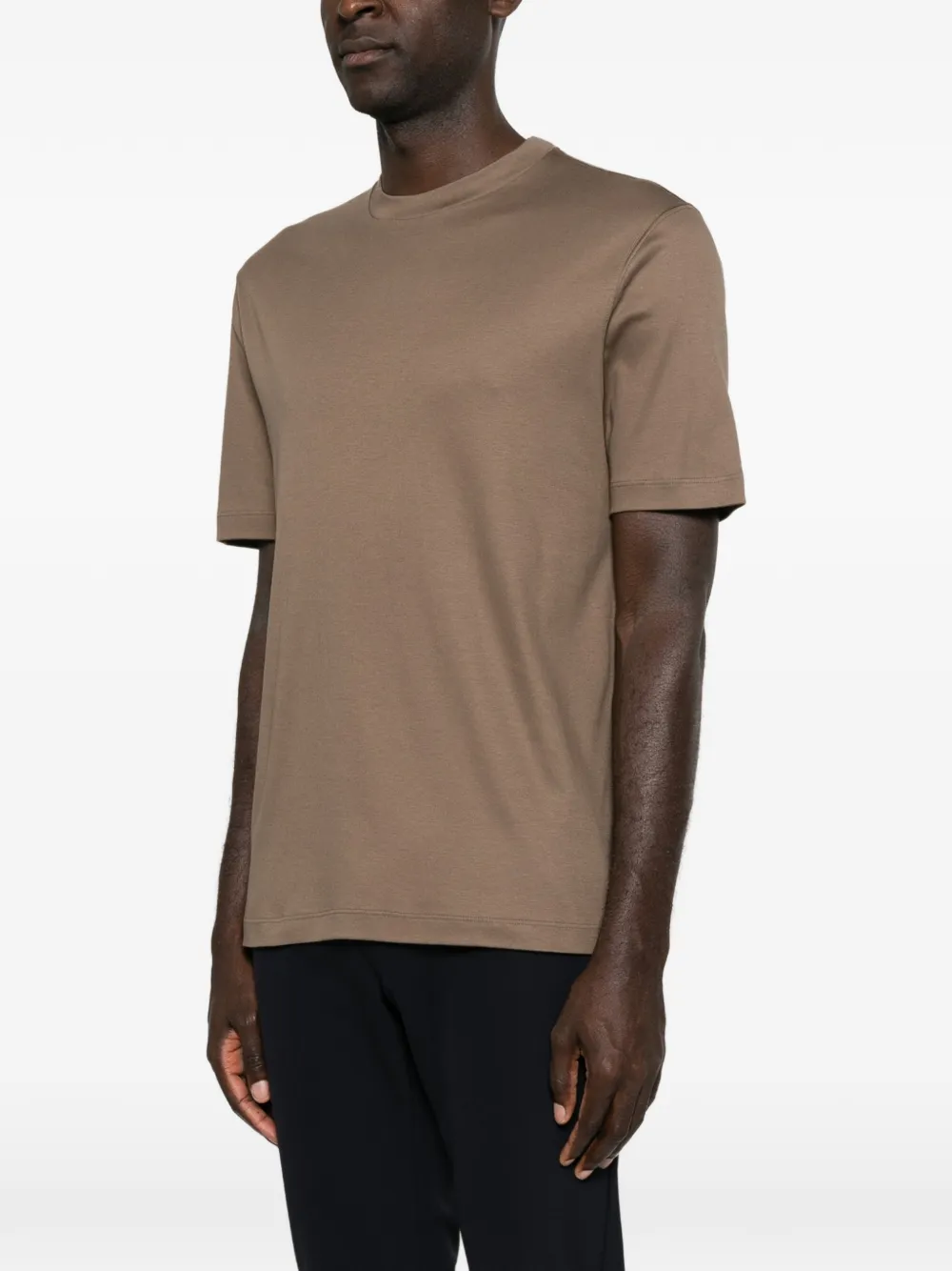Canali Trui met ronde hals Beige