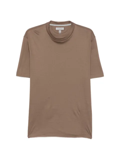 Canali crew-neck short-sleeve sweater