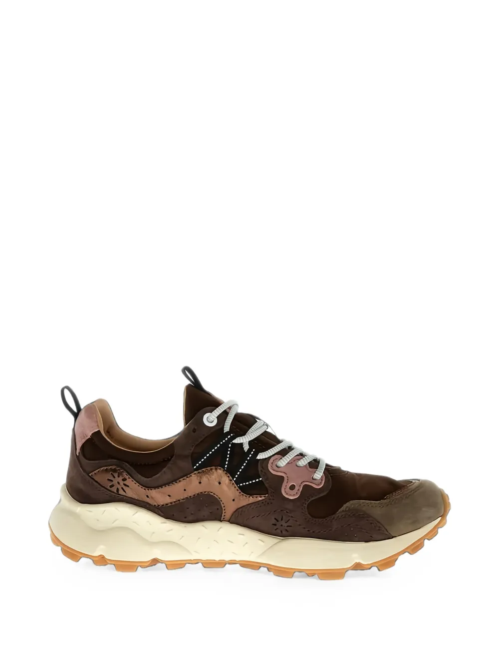 FLOWER MOUNTAIN Yamano 3 suede-panel sneakers