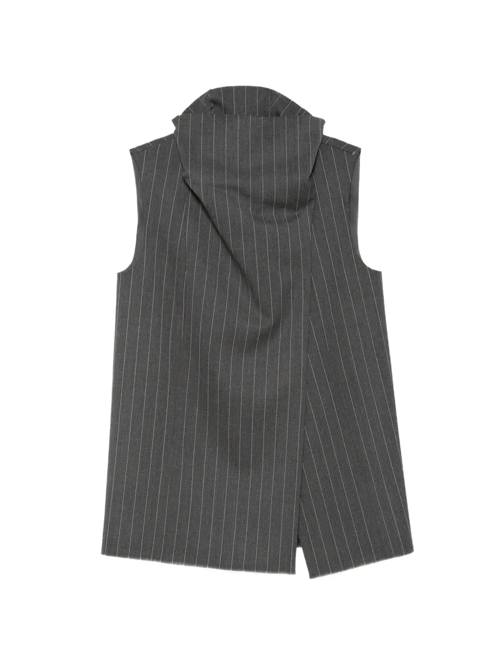 Sportmax Albata pinstripe-pattern gilet - Grey