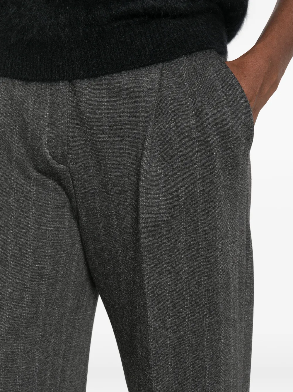 Via Masini 80 Broek met wijde pijpen Grijs