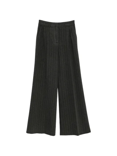Via Masini 80 pinstripe wide-leg trousers