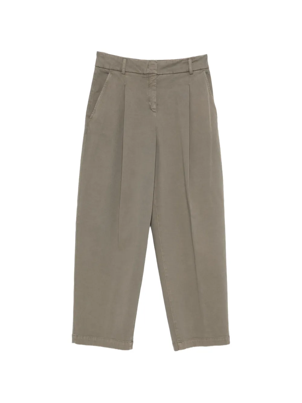 Via Masini 80 pleated straight-leg trousers