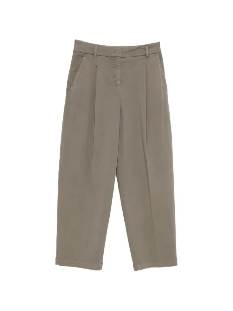 Via Masini 80 pleated straight-leg trousers