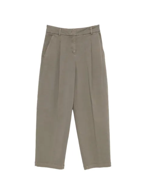 Via Masini 80 pleated straight-leg trousers