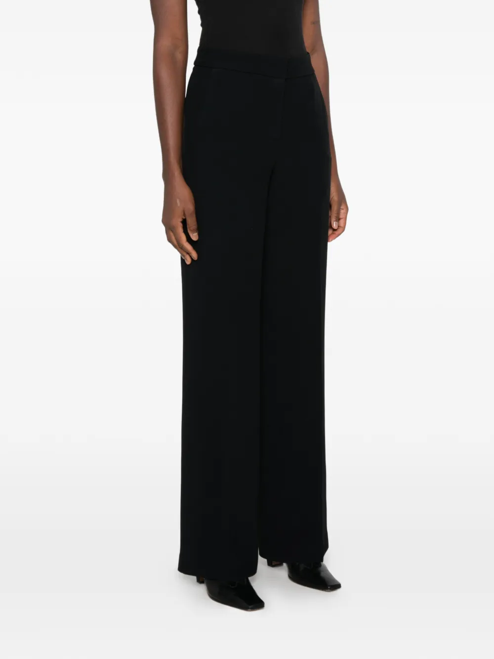 Via Masini 80 High waist broek Zwart