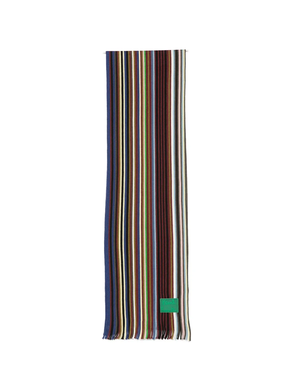 Paul Smith Artist Stripe scarf - Blau