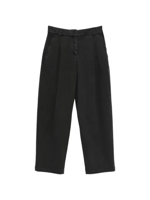 Via Masini 80 pleated straight-leg trousers