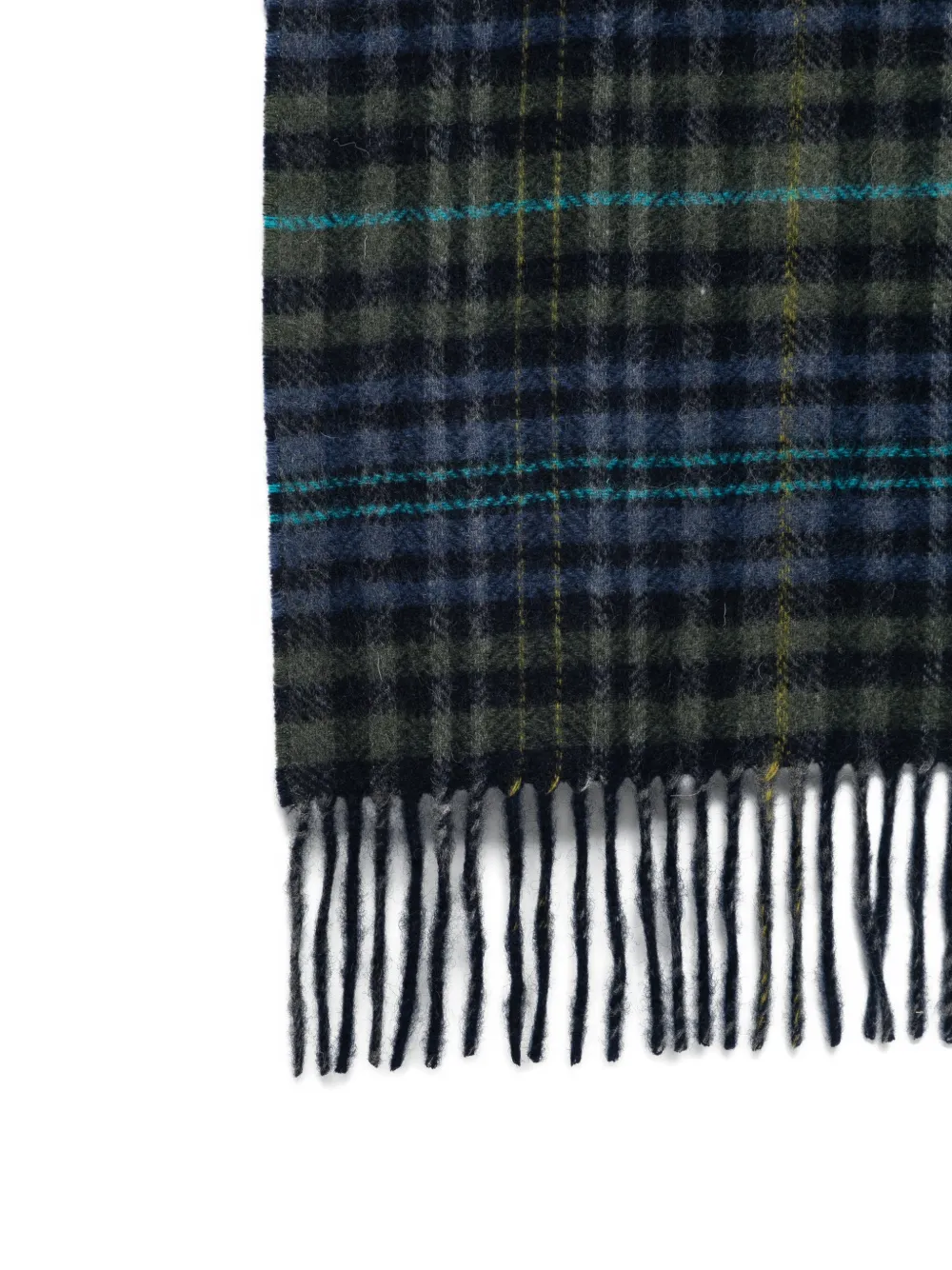 Paul Smith Geruite sjaal Blauw