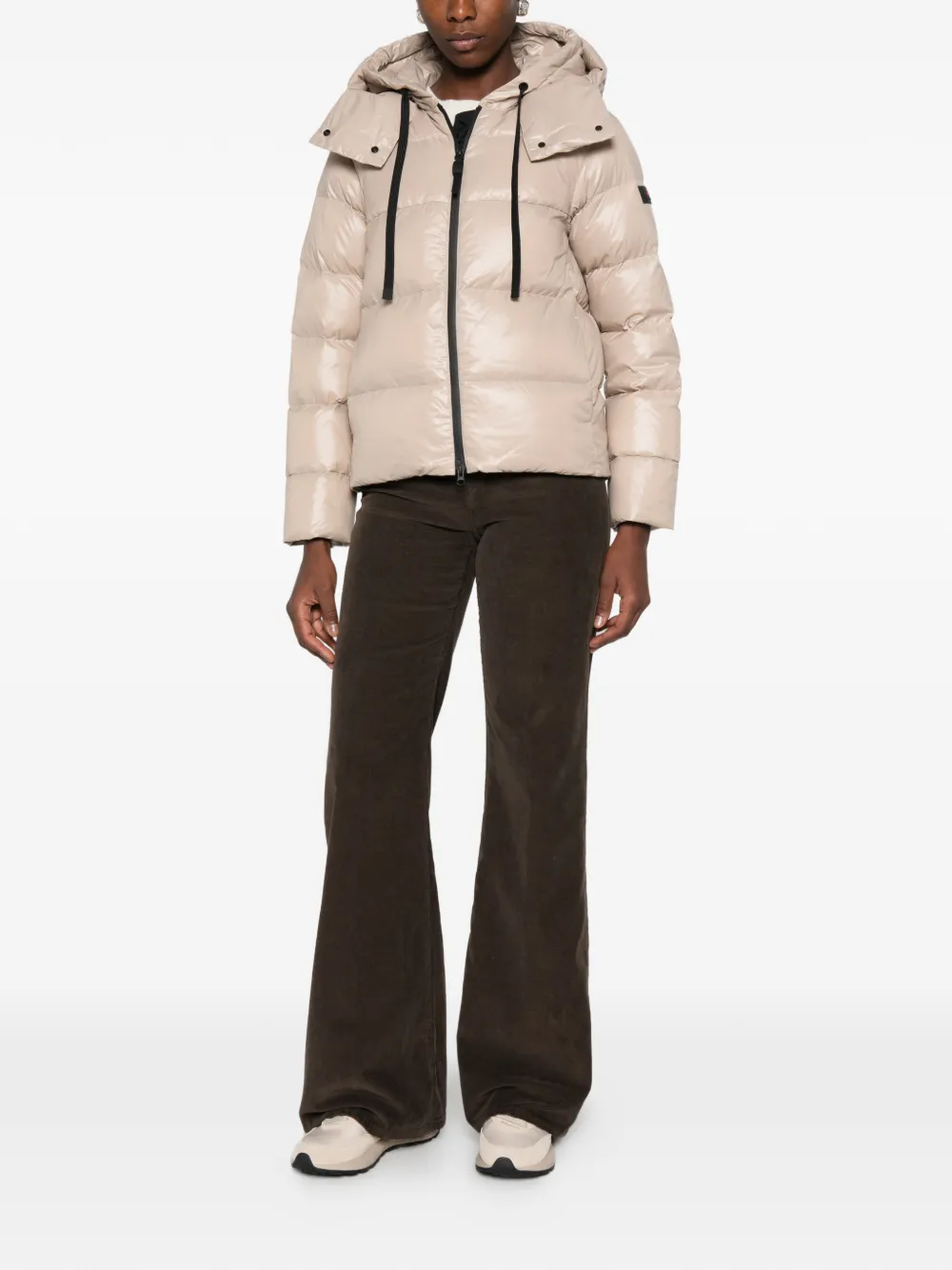 Peuterey Kenid hooded padded coat Grijs