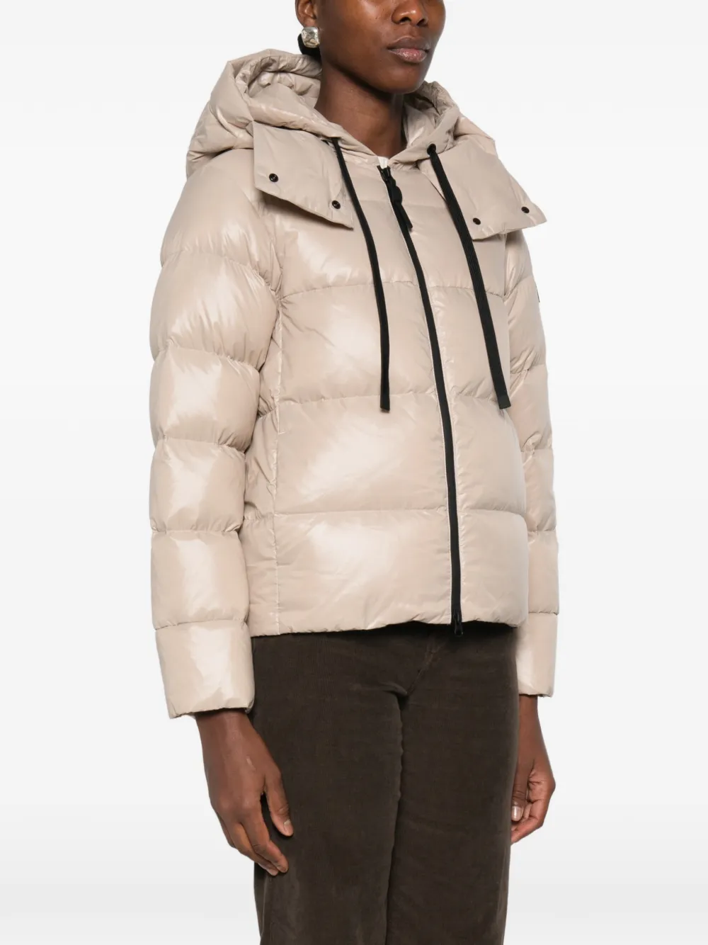 Peuterey Kenid hooded padded coat Grijs